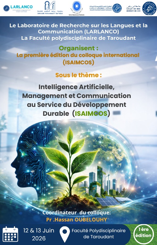 Affiche officielle ISAIMCOS 2026